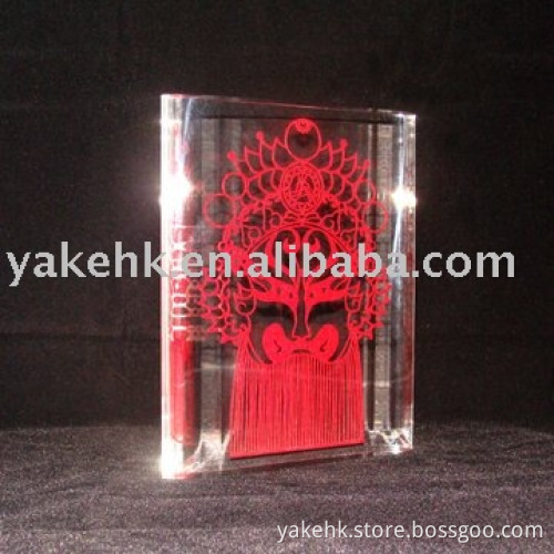 Chinese Culture Opera Mask Acrylic Paper weight